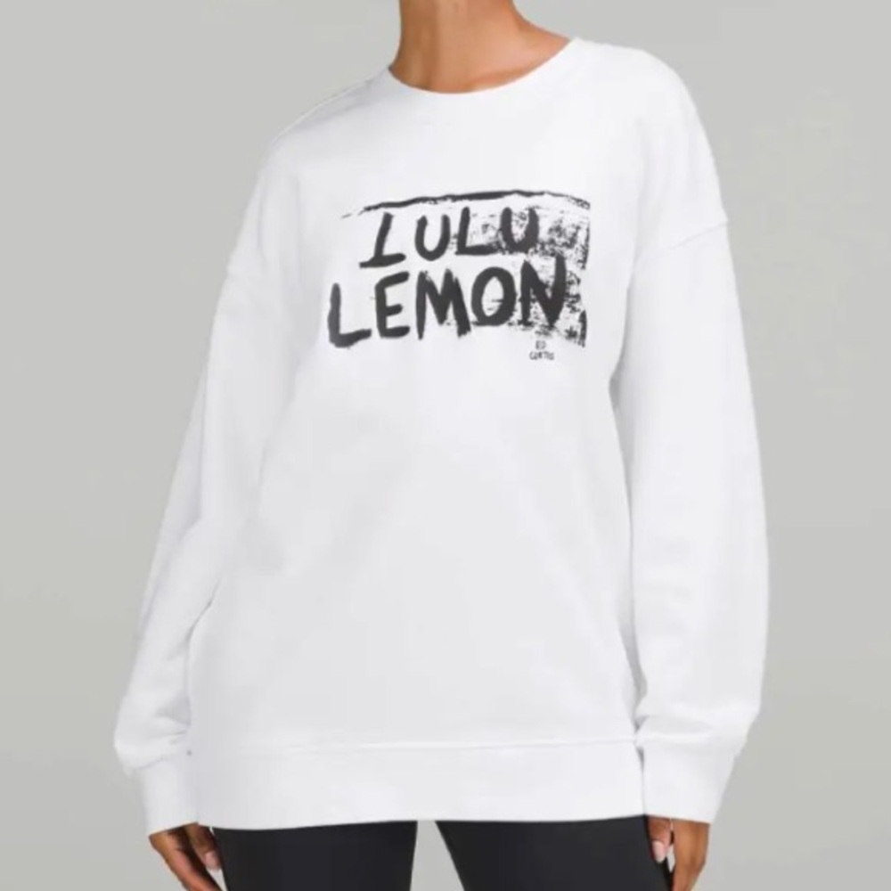 Lululemon Perfectly Oversied Crew Ed Curtis
